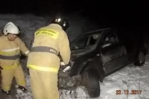 В Киреевском районе сотрудники МЧС ликвидировали последствия аварии, есть пострадавшие .