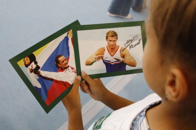 Олимпийские чемпионы Немов и Хоркина провели мастер-класс для тульских гимнастов 