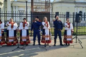 Жители Кимовского района побывали на концерте, посвященном защитникам Родины .