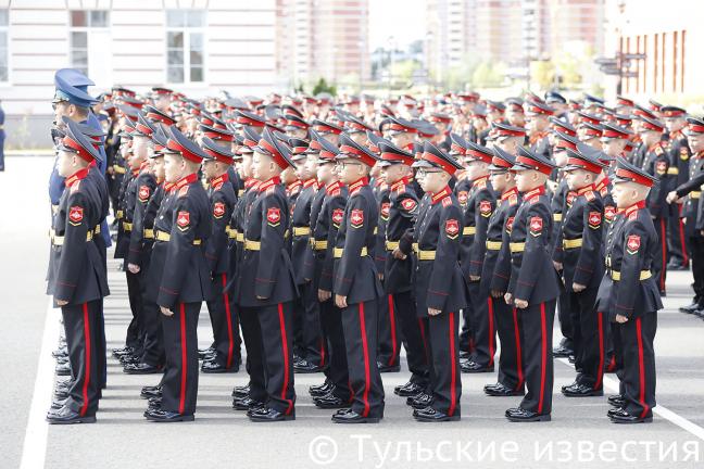 Первое сентября в Тульском Суворовском военном училище.