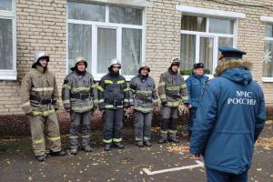 В Ефремовском санатории прошли пожарно-тактические учения.