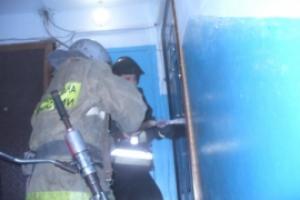 В Ефремове из горящей квартиры пожарные спасли 5 человек .