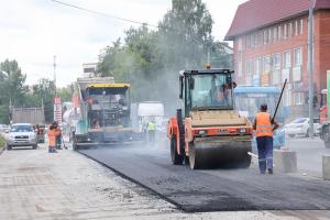 В Туле комплексный ремонт ул. Рязанской завершится в сентябре.