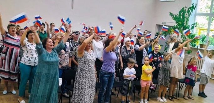 В Куркинском районе прошел патриотический марафон «Za Россию!»