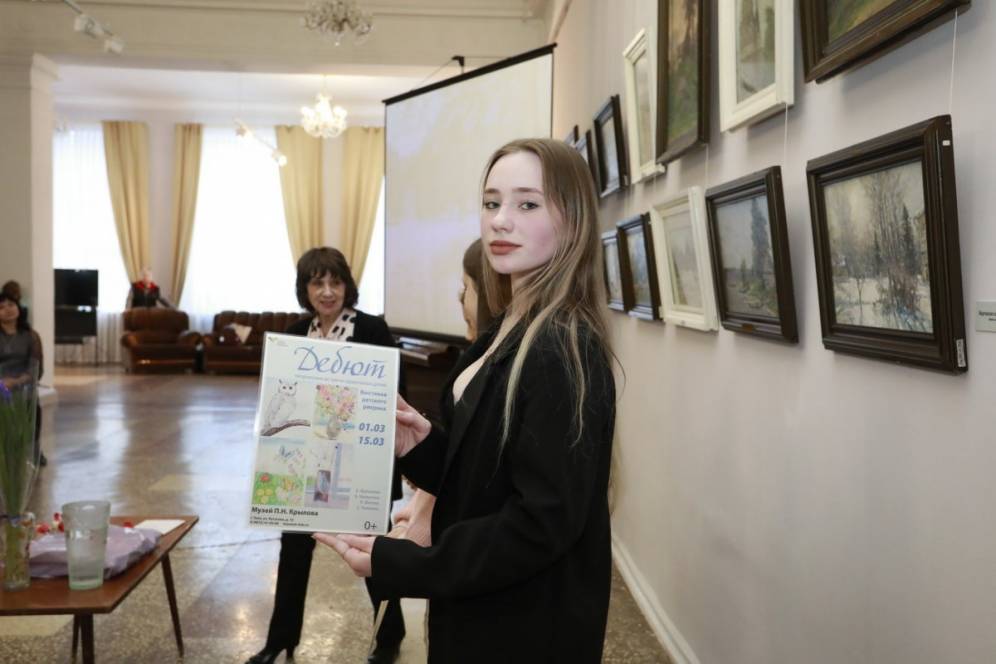 «Дебют» юных тульских художников можно увидеть в музее Крылова