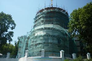 Сергиевскую церковь в Плавске должны отреставрировать до 15 октября 2014 года.