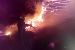 В четверг в Ясногорском районе сгорел дом.