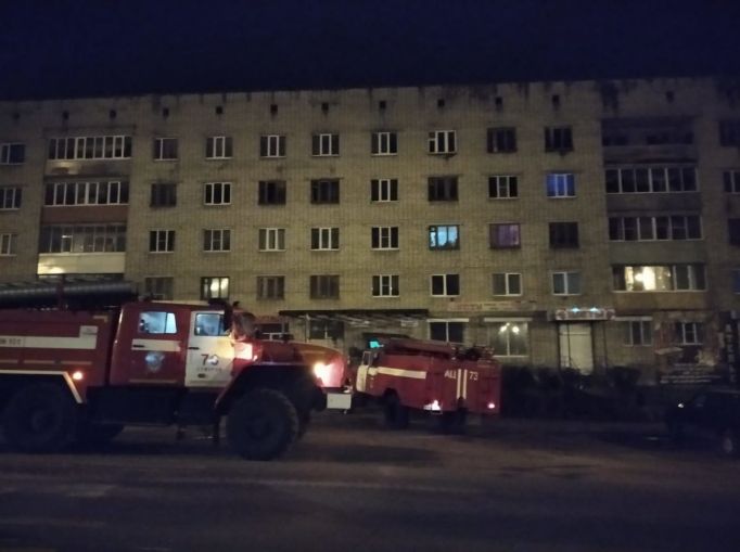 Ночной пожар в Тульской области: эвакуировано 2 человека