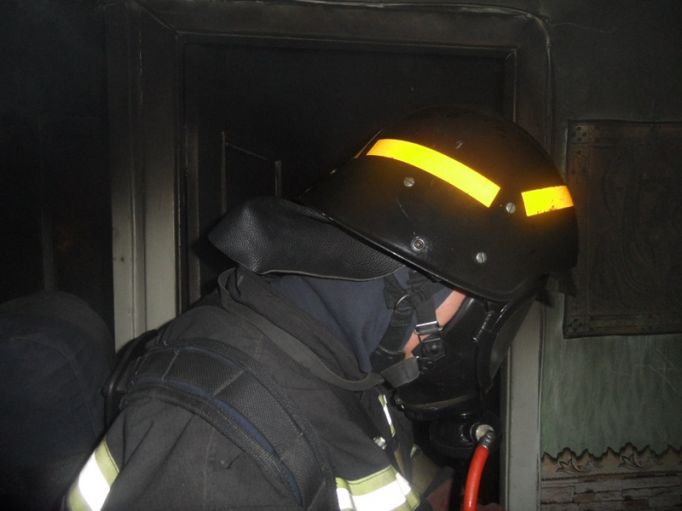 На пожаре в Туле пострадал пенсионер 