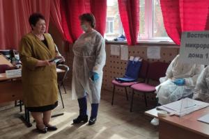 Галина Фомина посетила избирательные участки в Богородицке.