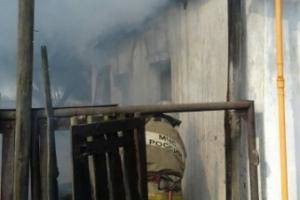 В Богородицком районе сгорел дом.