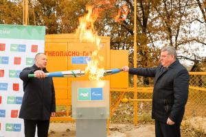 В Гостеевке заработал распределительный газопровод.