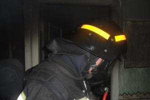 На пожаре в Туле пострадал пенсионер .