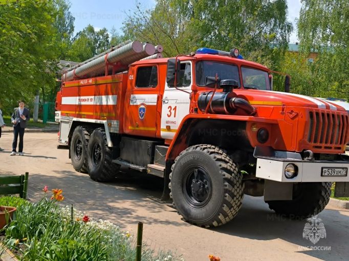 Пожар в Щекино: эвакуировано 10 жильцов