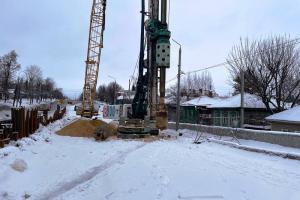 Реконструкция Московского путепровода в Туле завершена на 51%.