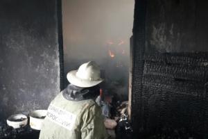 Пожар в Ясногорске уничтожил дом.
