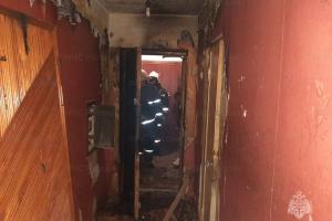 Троих туляков эвакуировали при пожаре в доме на ул. Курковая.