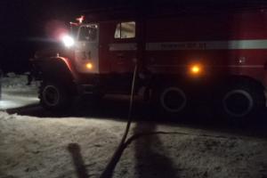 В Щекинском районе восемь пожарных тушили горящую баню .