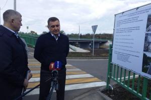 Алексею Дюмину доложили о строительстве моста через Упу.