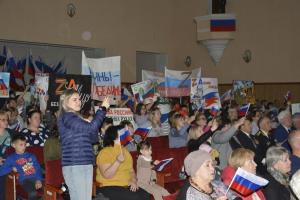 Концерт в поддержку Российской армии состоялся в Суворове.