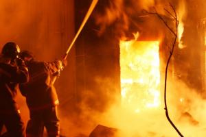 В деревне Прилепы Арсеньевского района сгорел кирпичный дом.