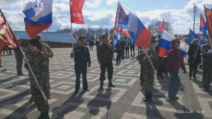 Тульские казаки приняли участие в автопробеге в поддержку российских военных 