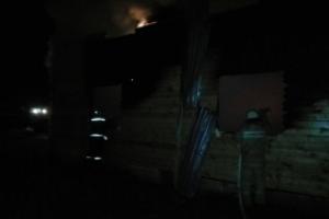 Ночью в деревне Гнездино сгорел дом.
