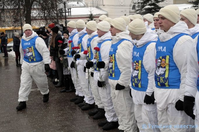 Лыжный марш-бросок:Тульские десантники финишировали на самом сложном участке 