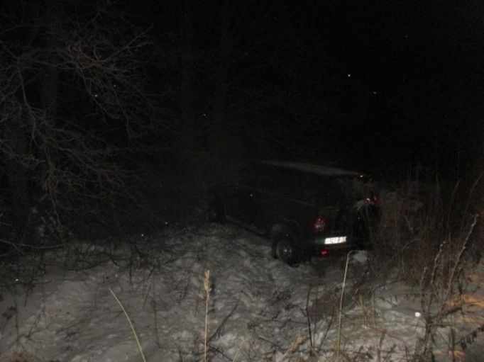 Вчера вечером под Тулой автомобиль врезался в дерево