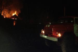 В Плавске сгорел дом.