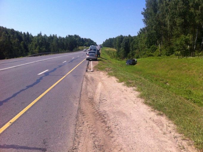 В Тульской области женщина наехала на дорожный знак, пострадали трое