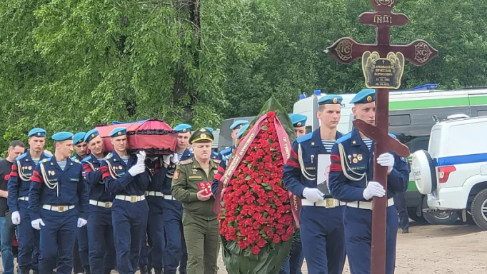 В Донском простились с военнослужащим, погибшим в спецоперации на Украине