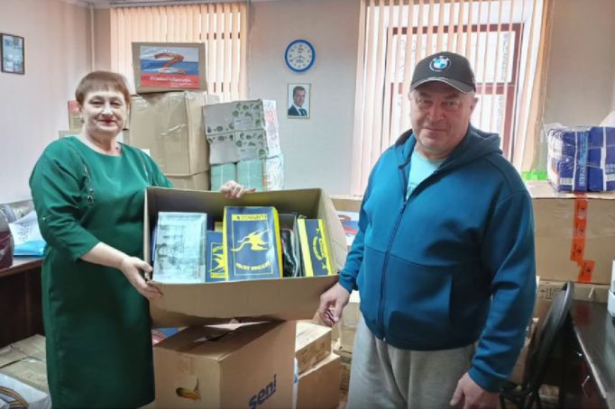 Белевские волонтеры отправили гумгруз в госпиталь и детский центр ДНР