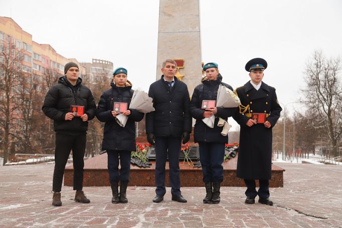 Пять туляков получили медали «Юный патриот города-героя Тулы»