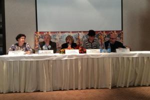 Алла Сурикова поблагодарила тульское правительство за возможность провести фестиваль кинокомедии в Туле.