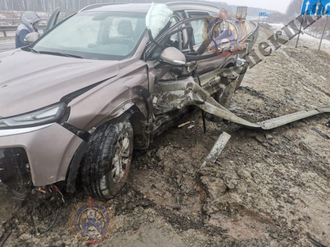 Водитель Hyundai погиб в ДТП на трассе М-4 в Веневском районе