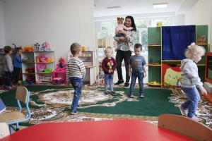 Восстановленный тульскими строителями детский сад открылся в Мариуполе.