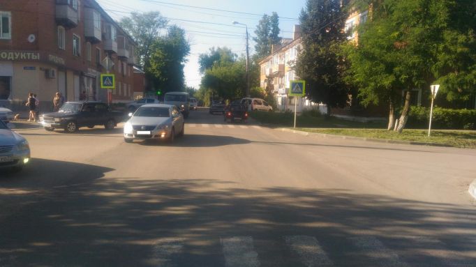 В Киреевске 16-летний велосипедист столкнулся с легковушкой