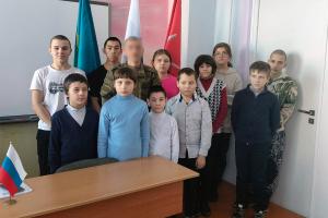 Белёвские школьники встретились с участниками СВО.