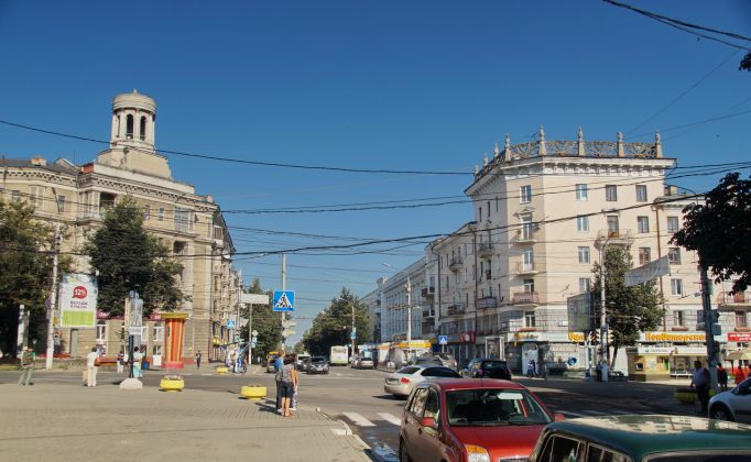 В Туле на проспекте Ленина столкнулись маршрутки