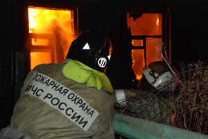 В Белевском районе пламя уничтожило частный дом.