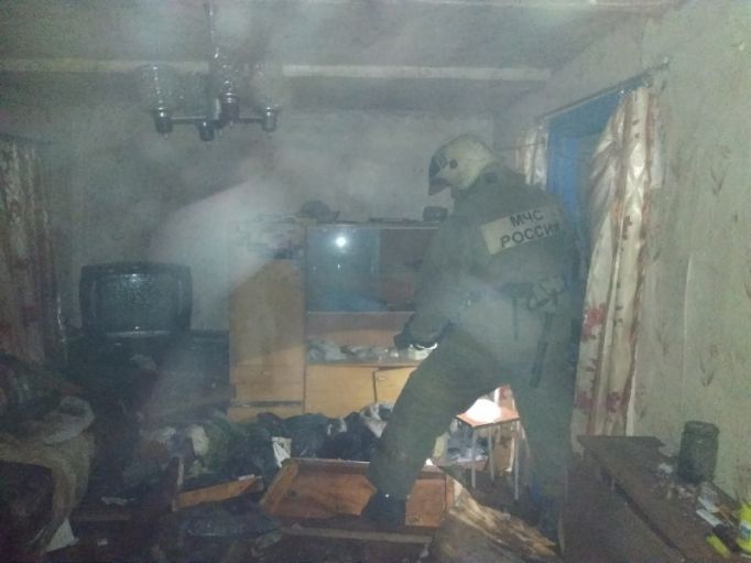 В четверг вечером в Ефремове тушили пожар в доме