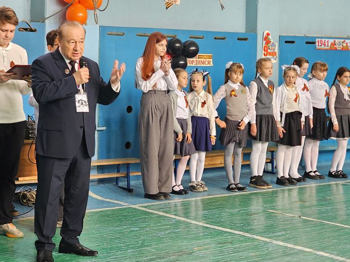 Юрий Цкипури поучаствовал в акции «Линейка Памяти»