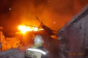На пожаре в Киреевском районе пострадал человек.