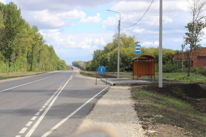 В Ефремовском районе отремонтировано почти 5 км межрегиональной трассы