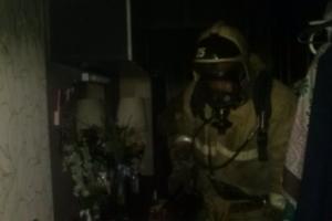 Новомосковские огнеборцы спасли десять человек из горящего дома .
